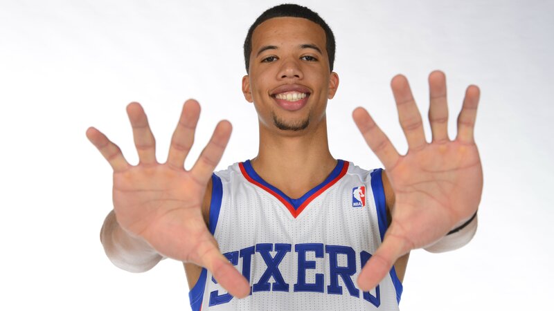 Man in Basketball Jersey — White, Playful