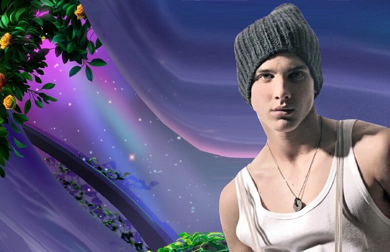 Man in Beanie and Tank Top