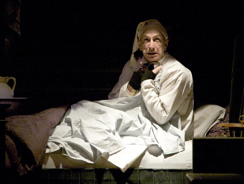 Man in Bed at Night