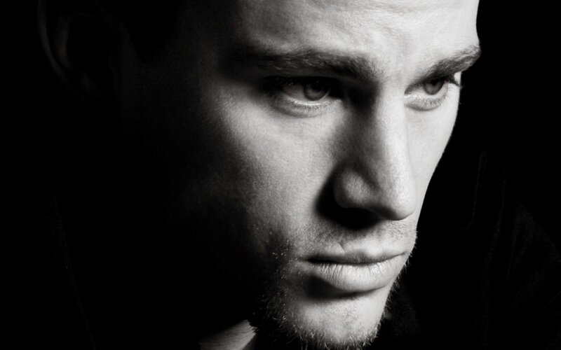 Man in Black and White — Dramatic, Photograph, Face, Eyes, Beard