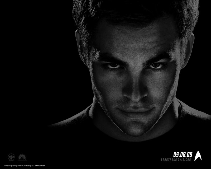 Man in Black and White — Dramatic, Photograph, Star Trek Logo