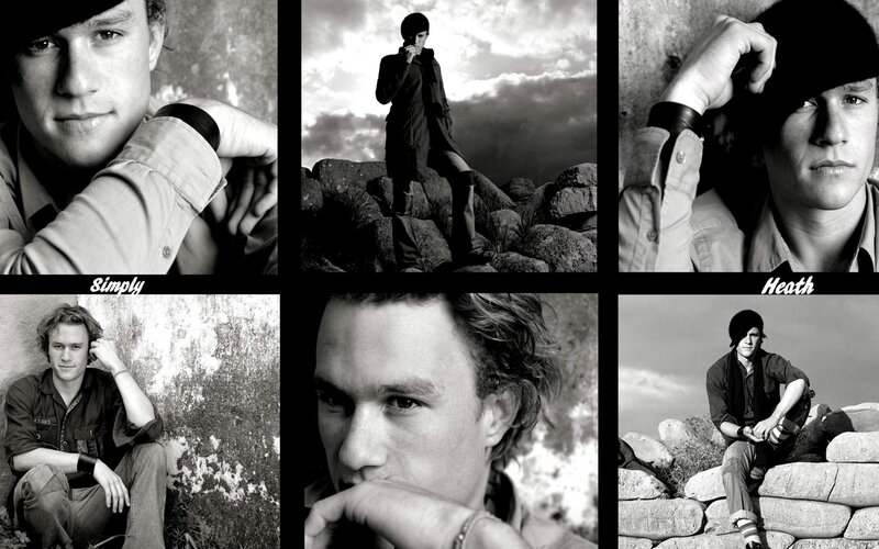 Man in Black and White Photos