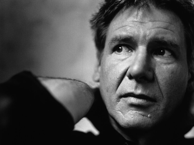 Man in Black and White — Serious, Photograph, Face
