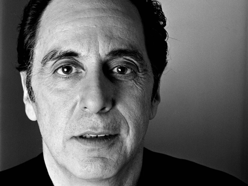 Man in Black and White — Serious