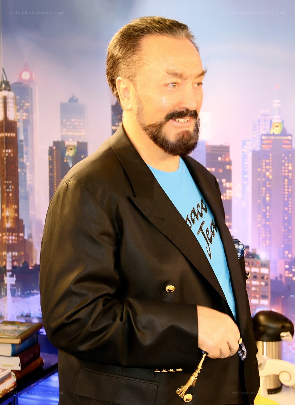 Man in black blazer