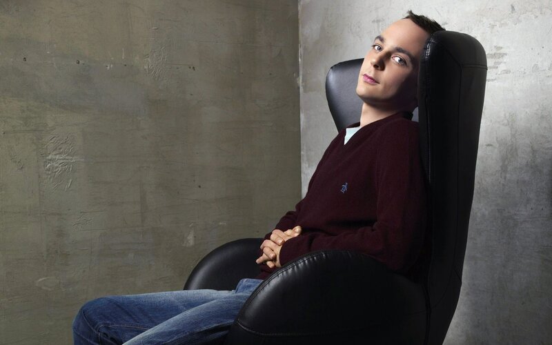 Man in Black Chair