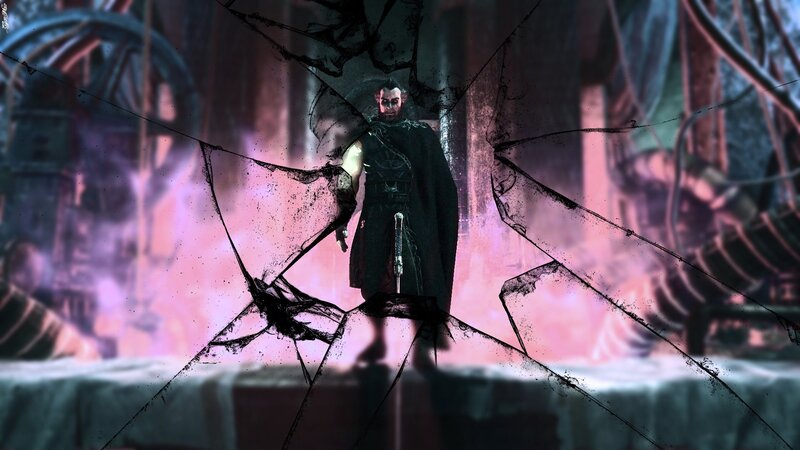 Man in Black Cloak — Dramatic, Intense