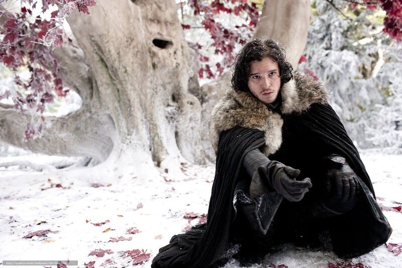 Man in Black Cloak — Dramatic, Winter, Photograph