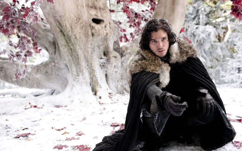 Man in Black Cloak — Dramatic, Winter