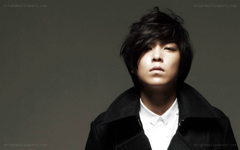 man in black coat