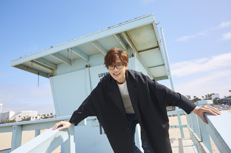 Man in Black Coat — Blue, Bright