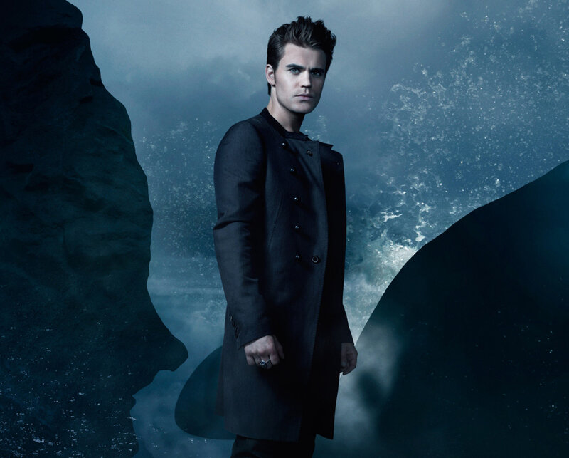 Man in Black Coat — Blue, Dramatic, Night