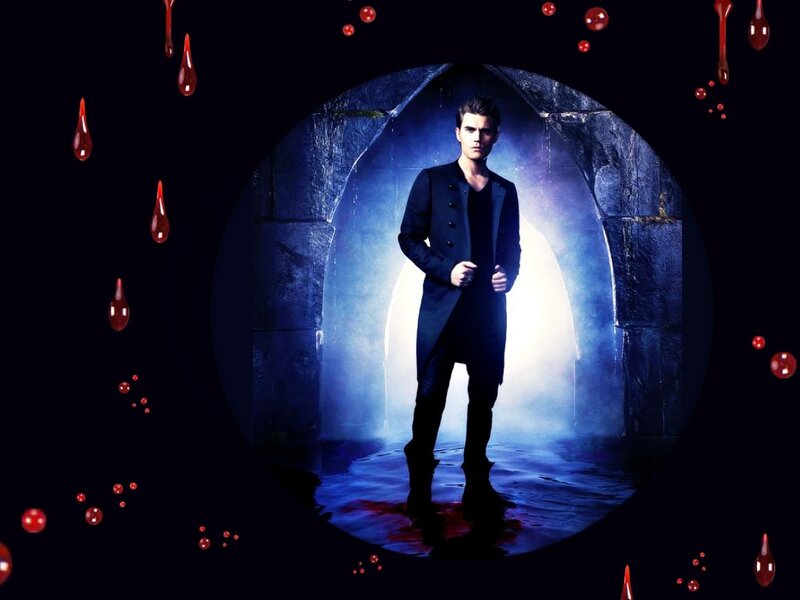 Man in Black Coat — Dramatic, Night, Photograph, Blood Drops