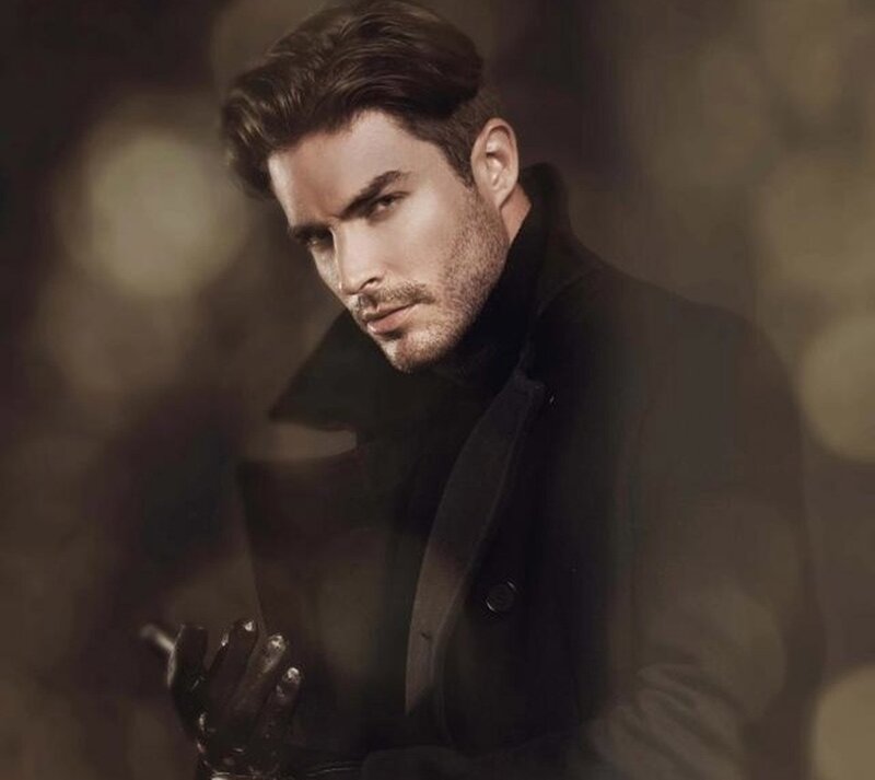 Man in Black Coat — Dramatic, Photograph, Gloves