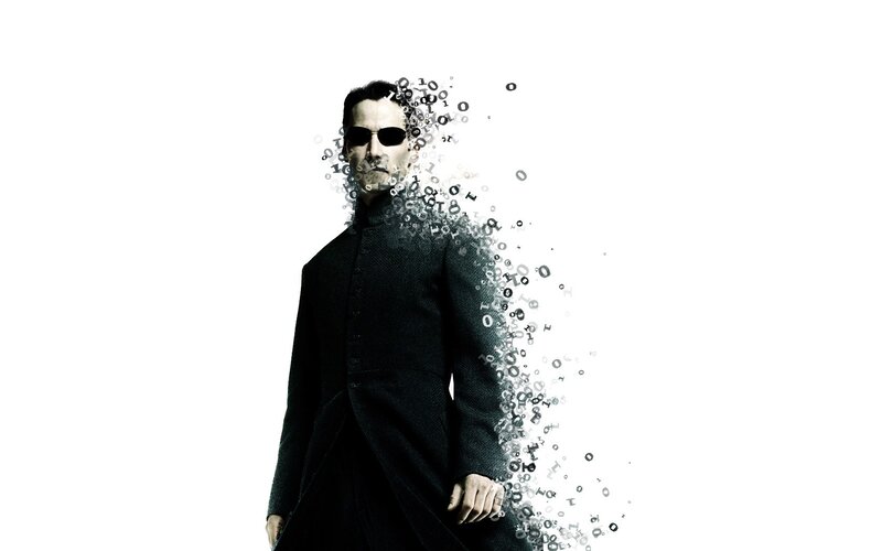 Man in Black Coat — Dramatic, Photograph, Sunglasses, Digital Rain