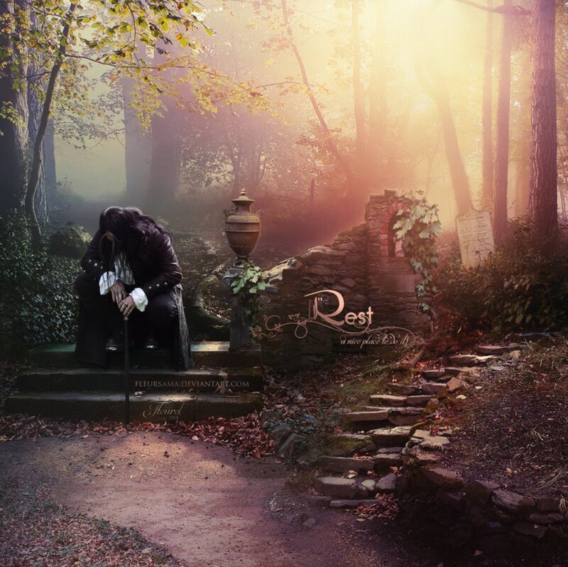 Man in Black Coat — Gold