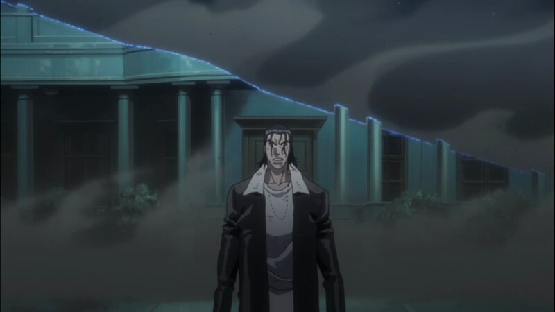 Man in Black Coat — Gray
