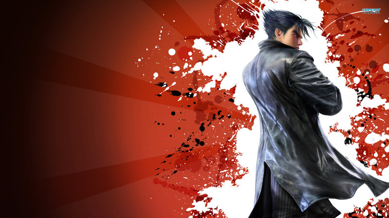 Man in Black Coat — Red, Dramatic