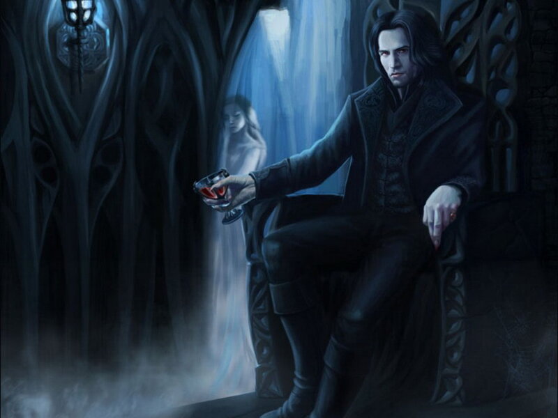 Man in Black Coat Sitting