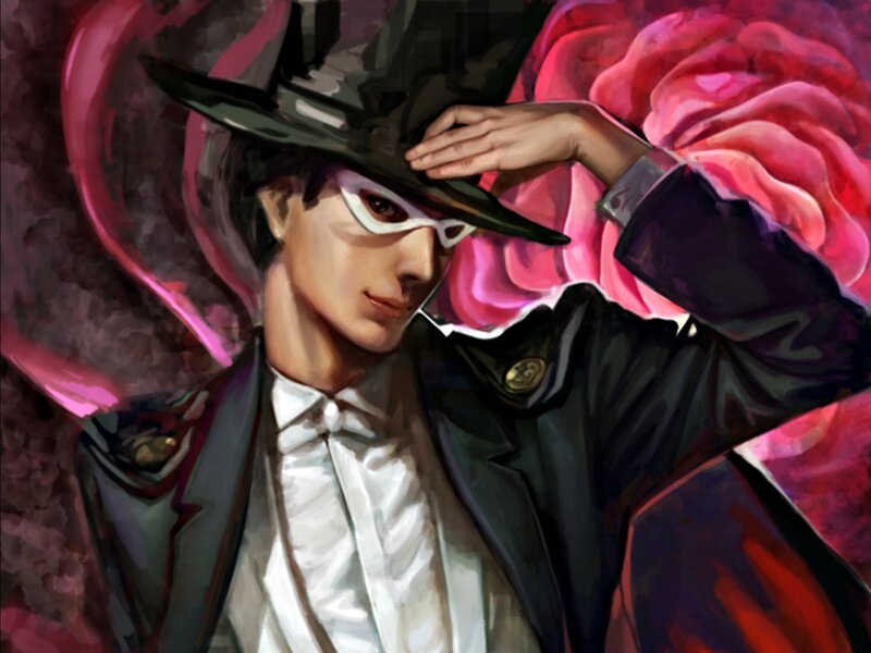 Man in Black Hat — Dramatic, Digital Art