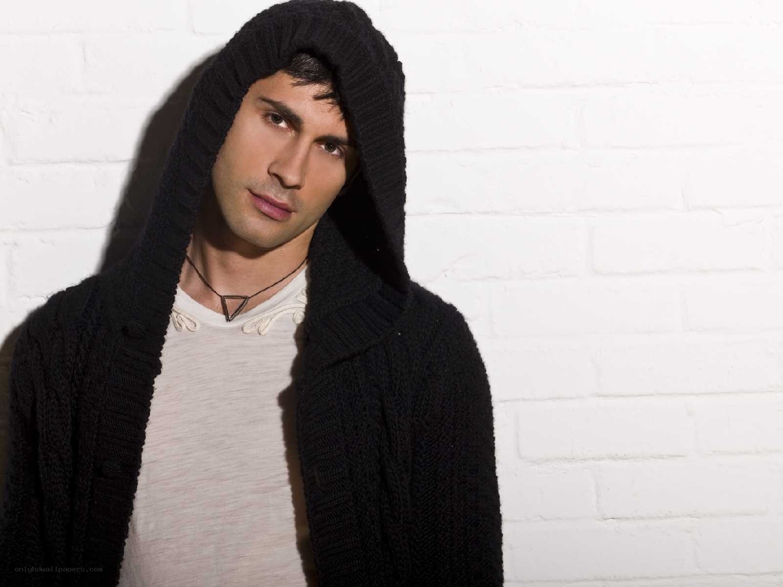 man in black hoodie