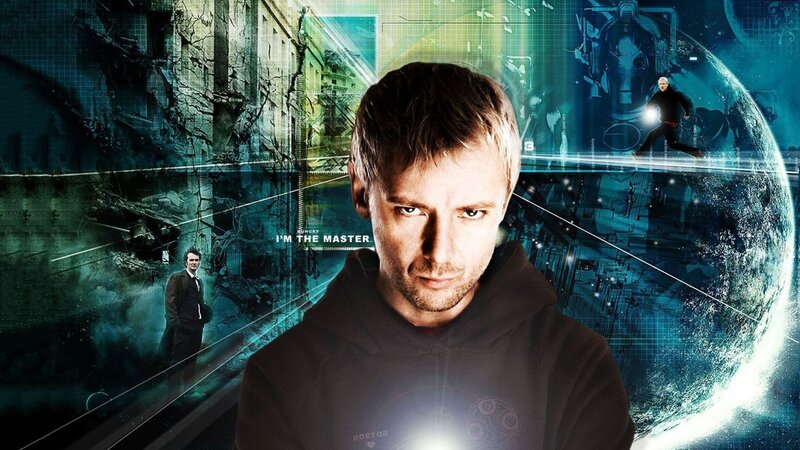 Man in Black Hoodie — Blue, Dramatic, Digital Art