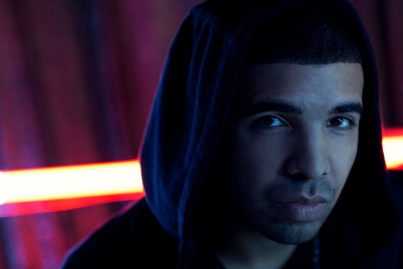 Man in Black Hoodie — Blue