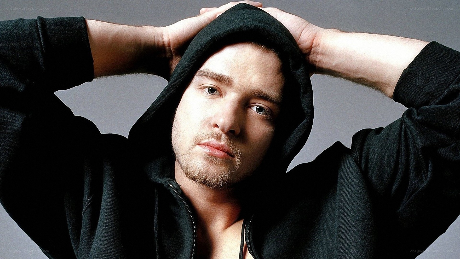 man in black hoodie