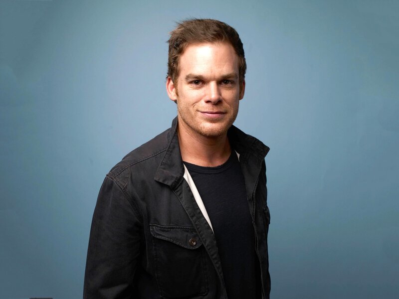 Man in Black Jacket — Blue, Neutral, Photograph