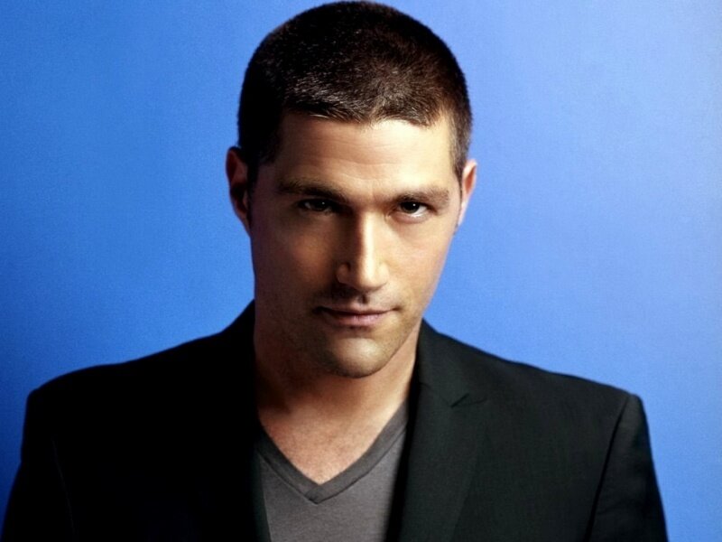 Man in Black Jacket — Blue