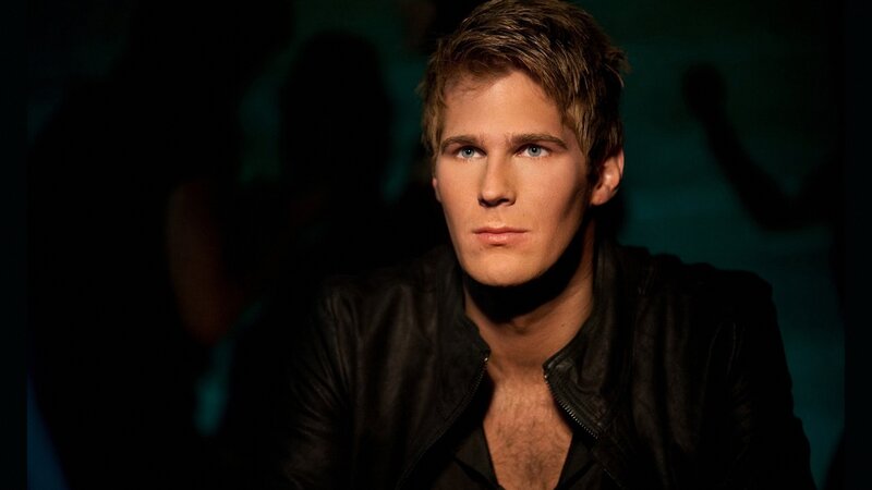 Man in Black Jacket — Dramatic, Night, Photograph, Blue Eyes