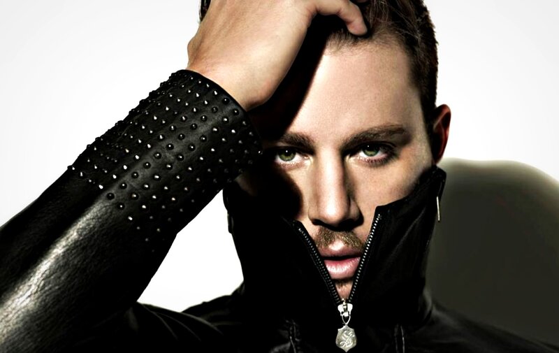 Man in Black Jacket — Dramatic, Photograph, Studded Sleeve