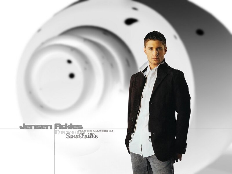 Man in Black Jacket — White