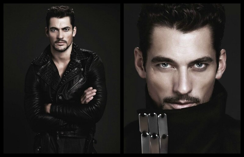 Man in Black Leather Jacket — Dramatic, Photograph, Leather Jacket, Mustache