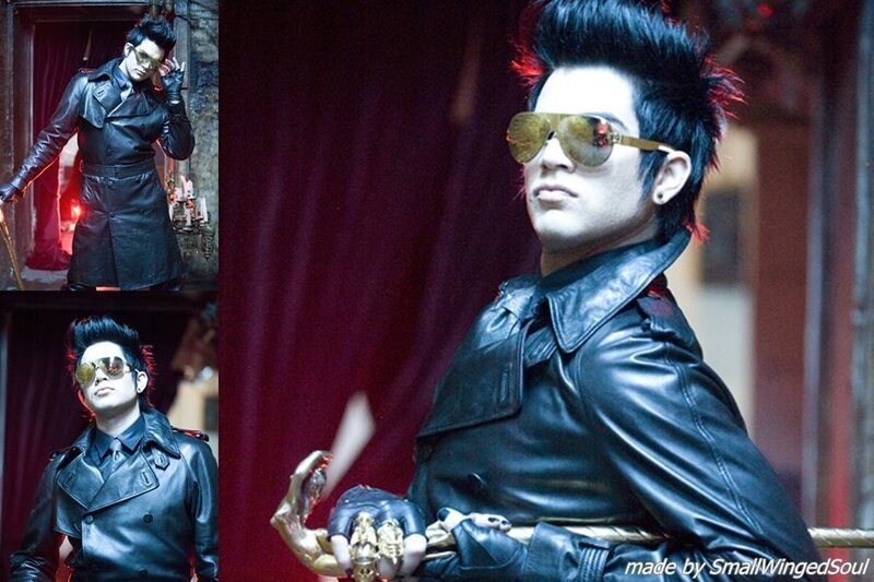 Man in Black Leather Jacket — Dramatic