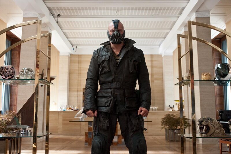 Man in Black Mask — Dramatic, Photograph, Glass Shelves