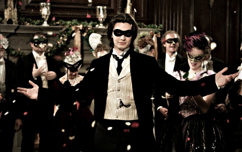 Man in Black Mask — Dramatic, Photograph