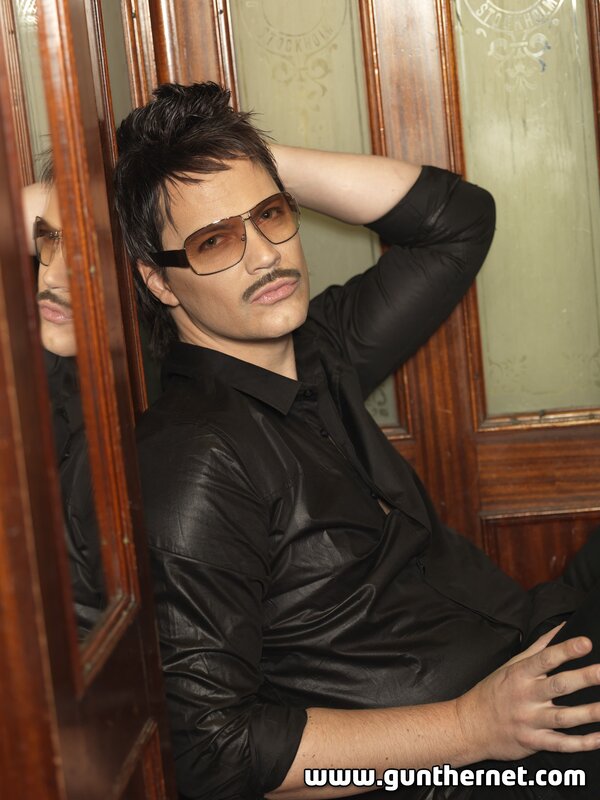 man in black shirt and sunglasses