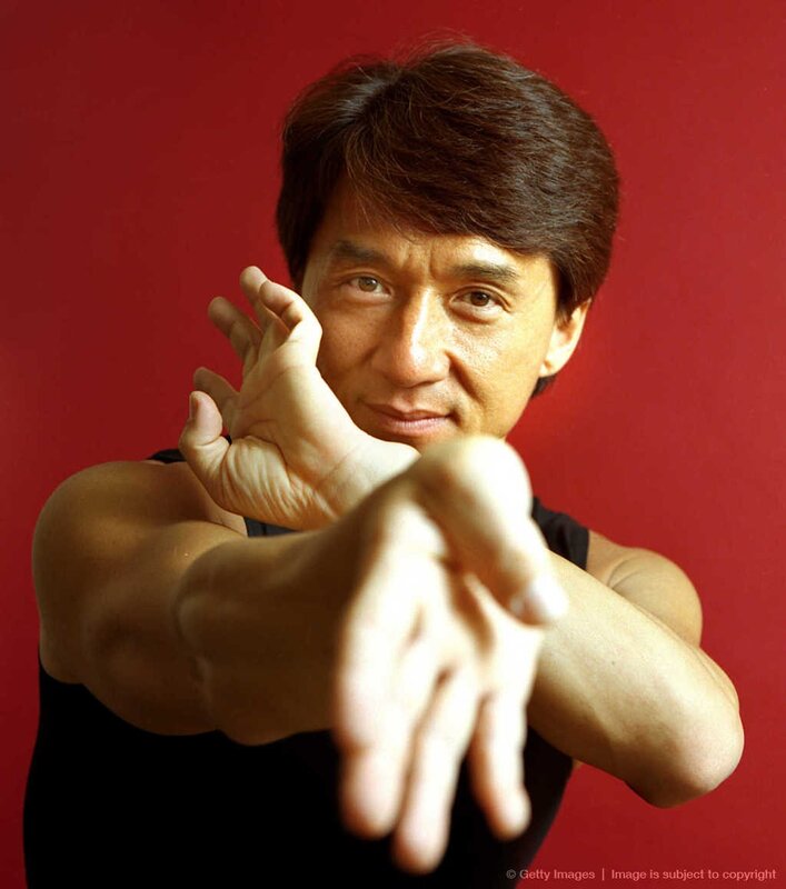 Man in Black Shirt — Red, Confident