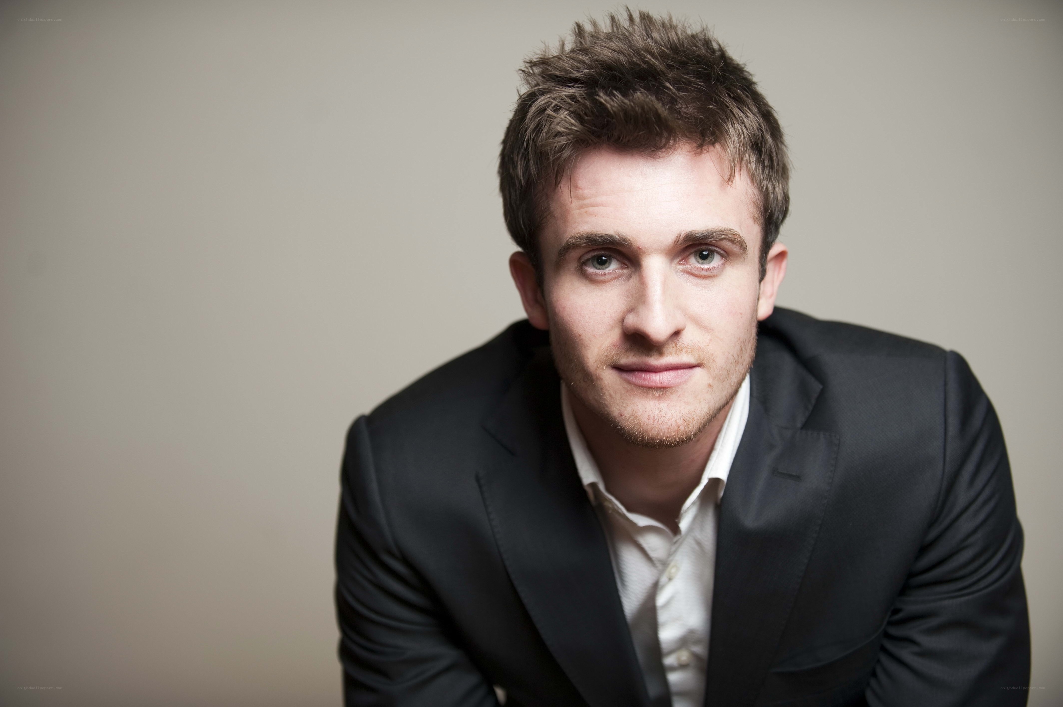 man in black suit
