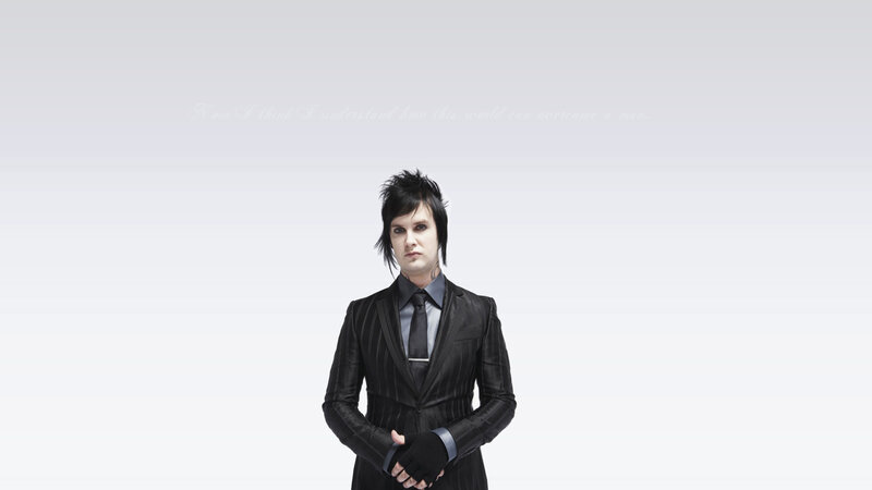 man in black suit