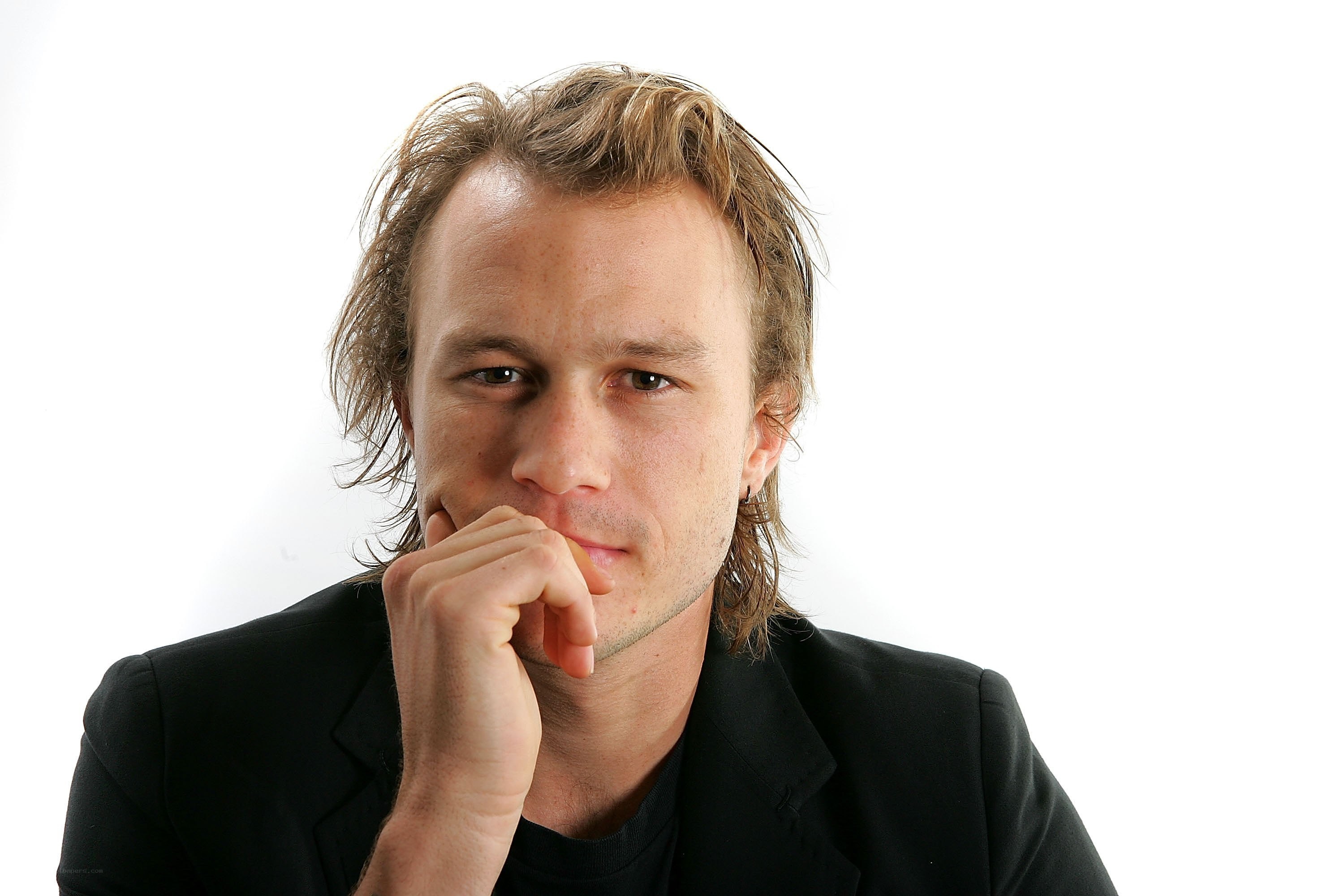 man in black suit