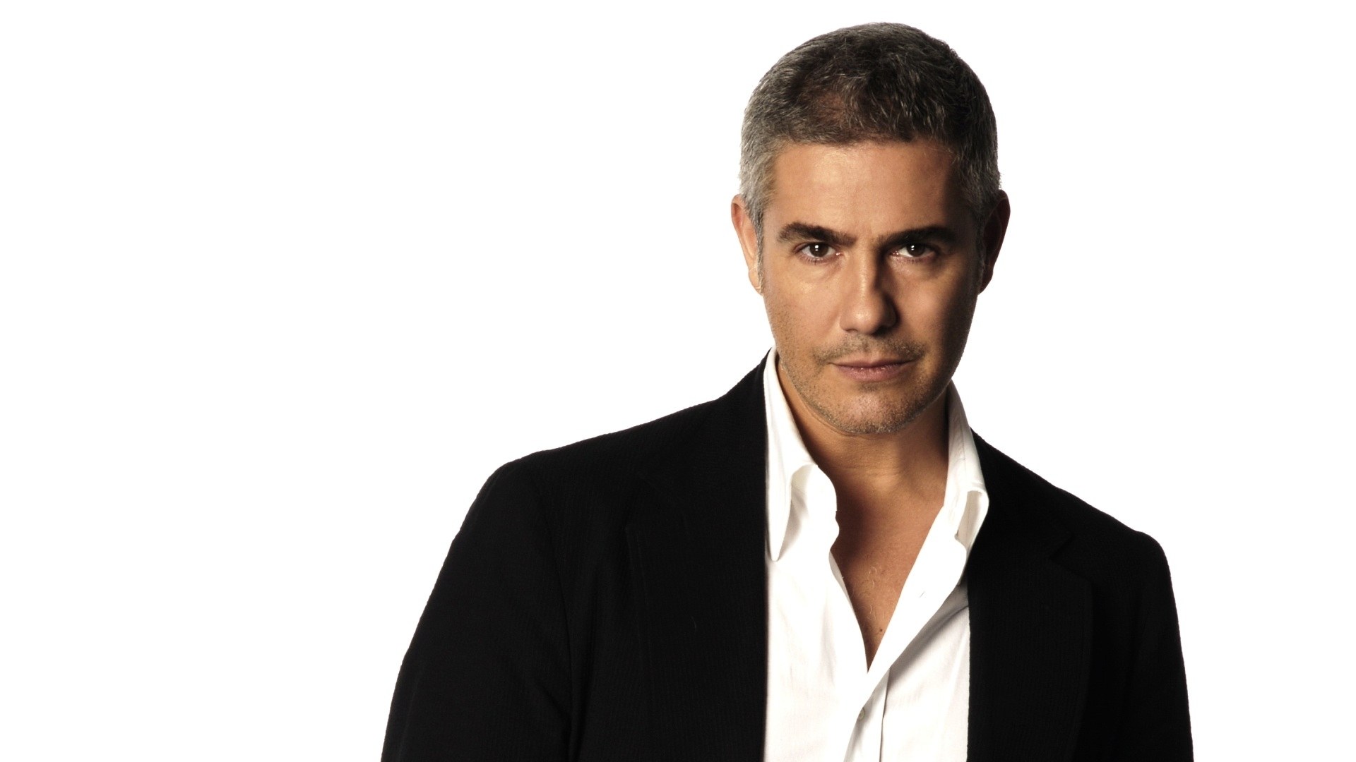 man in black suit