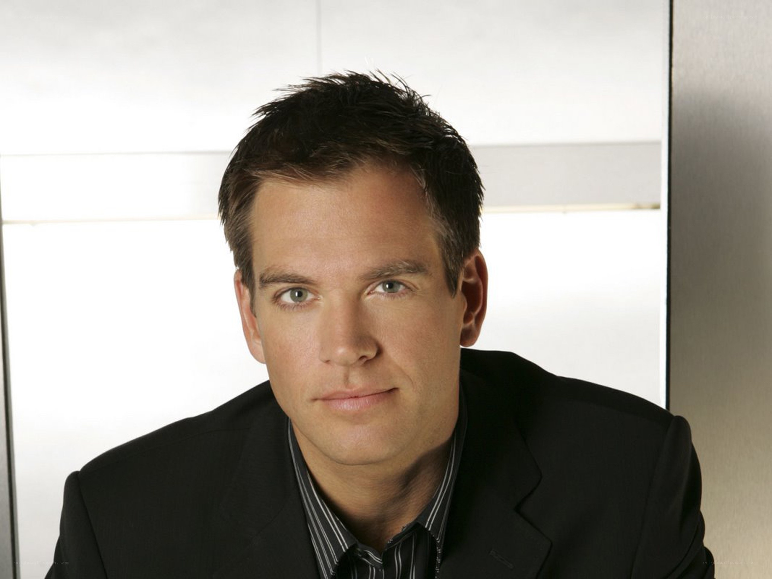 man in black suit