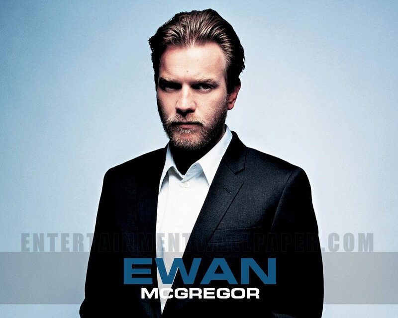 Man in Black Suit — Blue, Serious