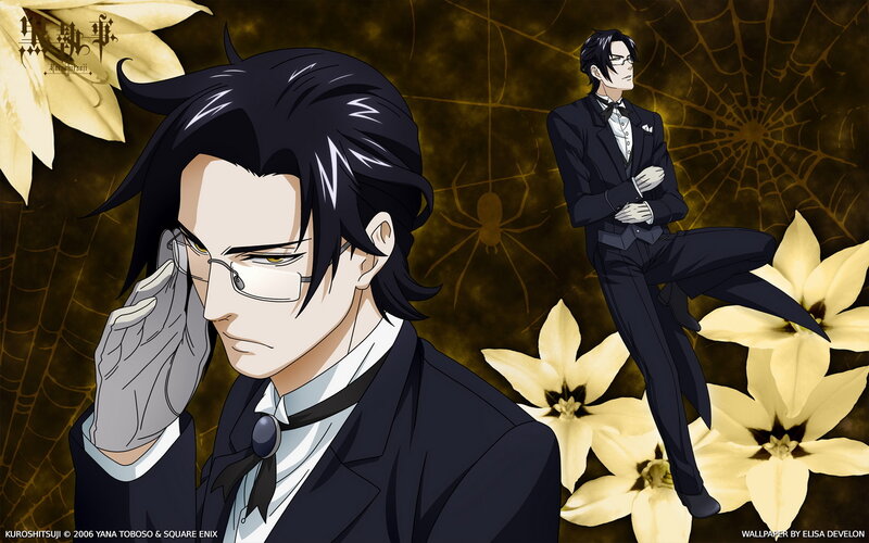 Man in Black Suit — Dramatic, Anime