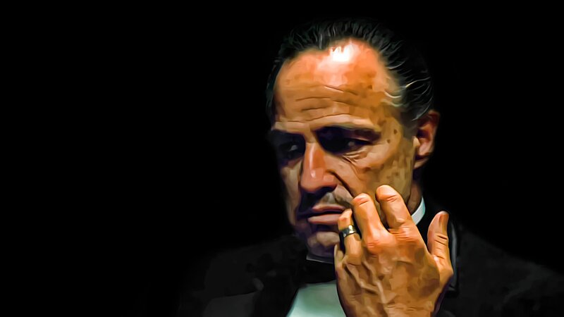 Man in Black Suit — Dramatic, Digital Art, Hand