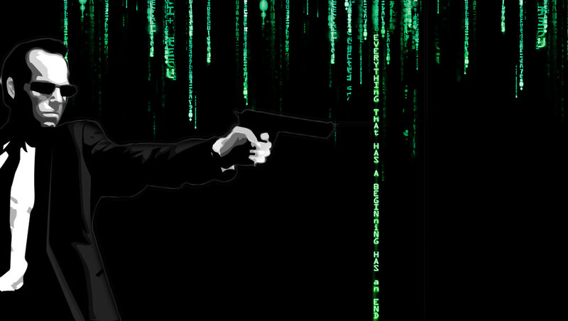 Man in Black Suit — Dramatic, Illustration, Sunglasses