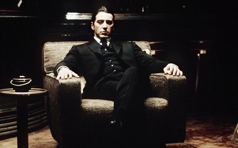 Man in Black Suit — Dramatic, Night, Photograph, Armchair