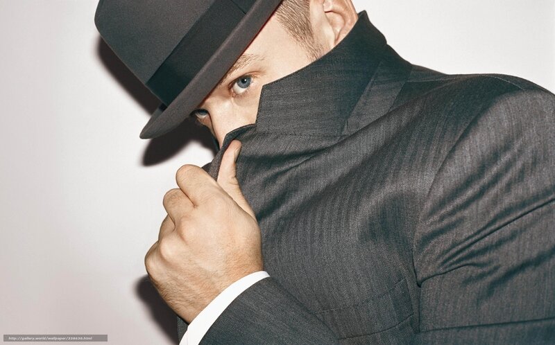 Man in Black Suit — Dramatic, Photograph, Hat